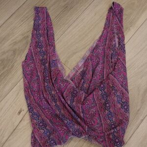 Free People Flowy Deep Plunge Tank Top